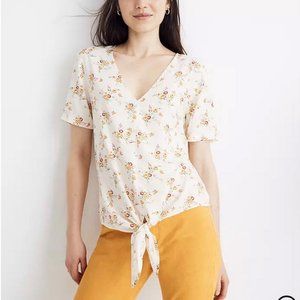Madwell Tie-Front Top in XXS